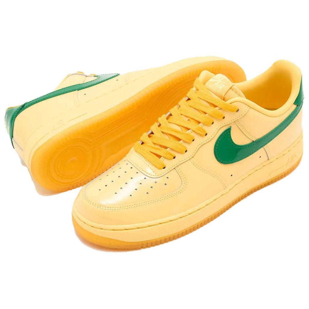 [IO4489-700] Nike Air Force 1 Low top Skateboard Shoes Unisex Yellow