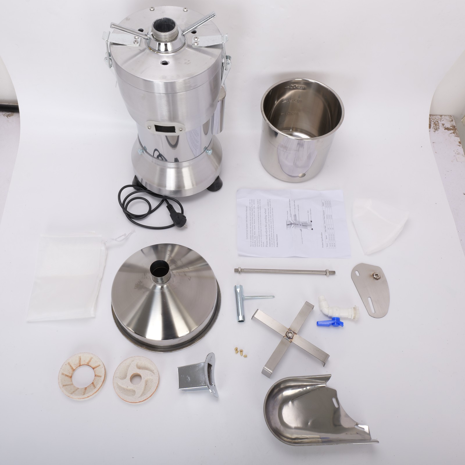 Stainless Steel Slag Separated Soybean Milk Maker Soybean Grinding Machine