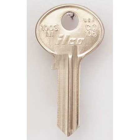 Kaba Ilco 1003M-Co106 Key Blank, Type Co106, Pk10