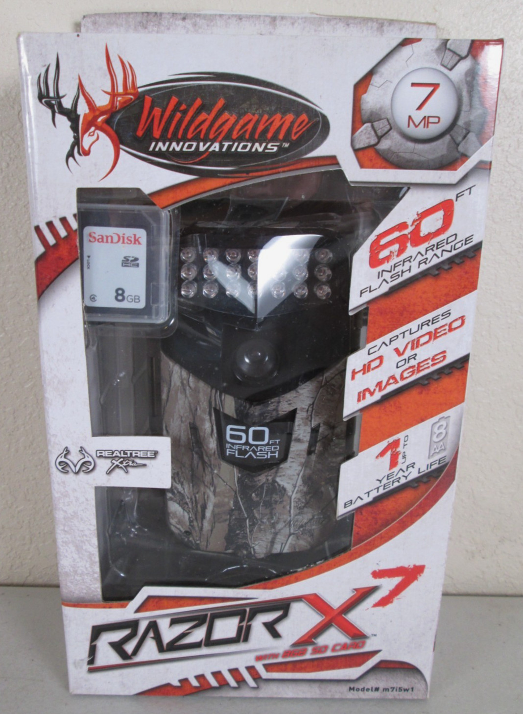 Wildgame Innovations Razor X7 Trail Outdoor Camera Model m7iw1 - NOS -