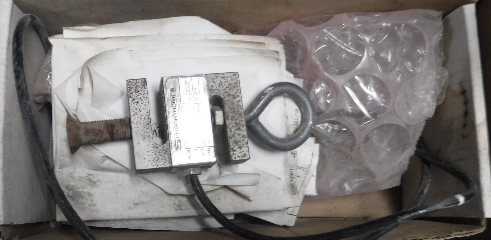 SENSORTRONICS 60001A500-1221 LOAD CELL.  CORRODED FROM STORAGE   FREE SHIPPING