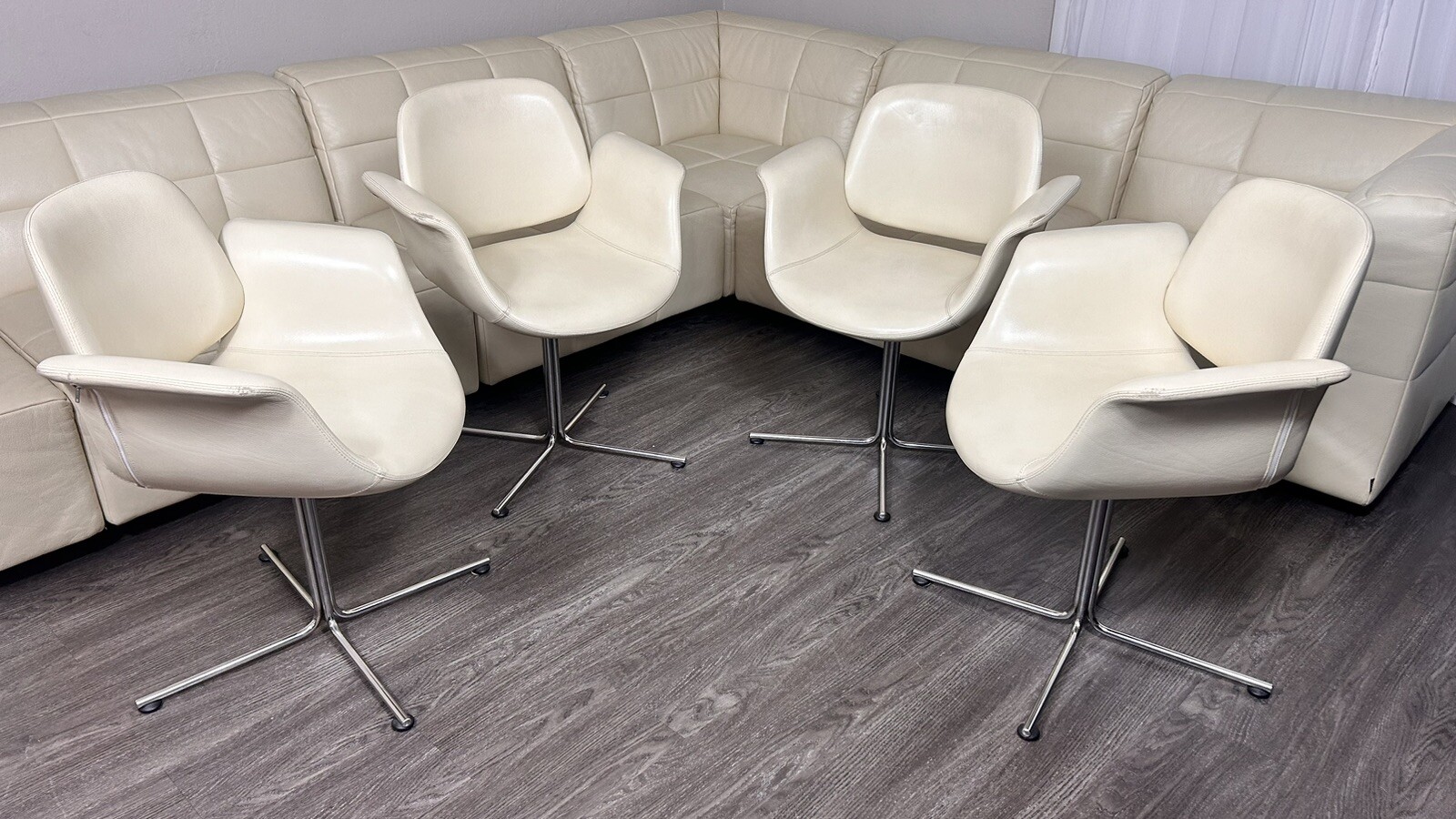 Erik Jørgensen Flamingo Chair - Swivel Base  Danish Modern Set Of 4