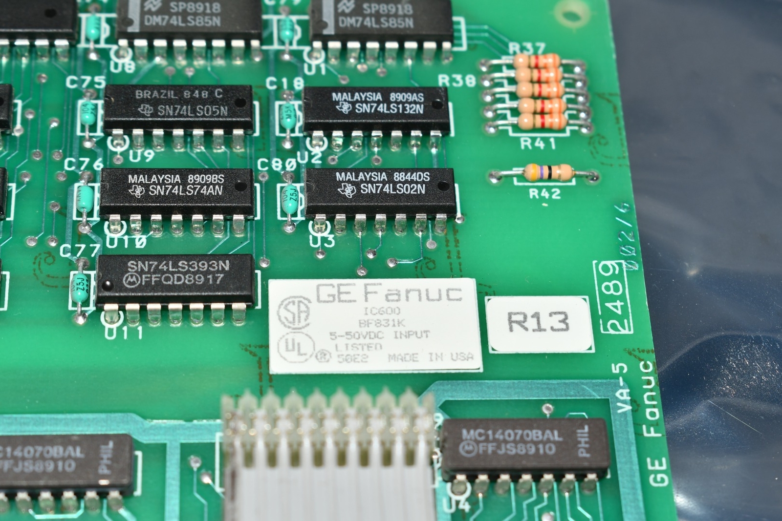 GE Fanuc Programmable Control Board IC600BF831K 5-50VDC Input Module PCB 44A7192