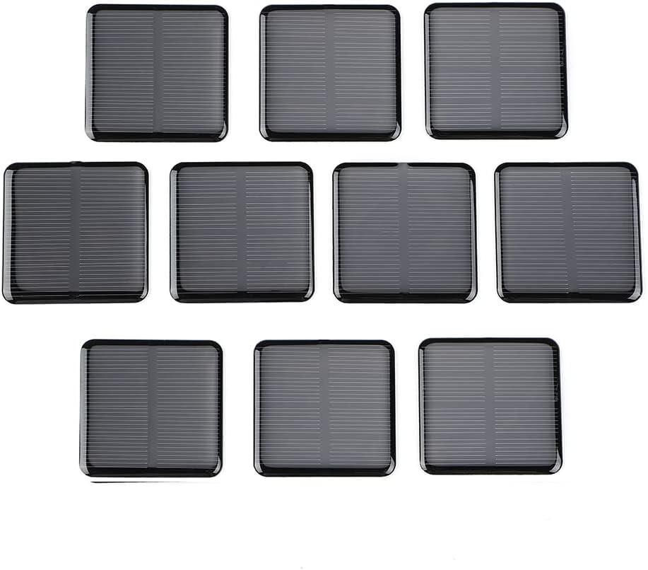 10pcs High Efficiency Monocrystalline Solar Cells DIY Kit - Compact 2V Power