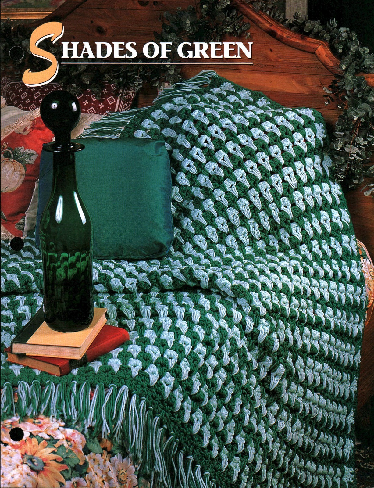 Shades of Green Afghan | Annie's Crochet Quilt & Afghan Club 310-1-04