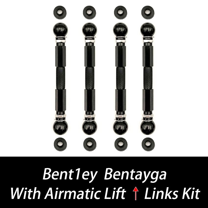 For Bentley Bentayga Adjustable Suspension Rises Links Lift Kit Levelling Rods