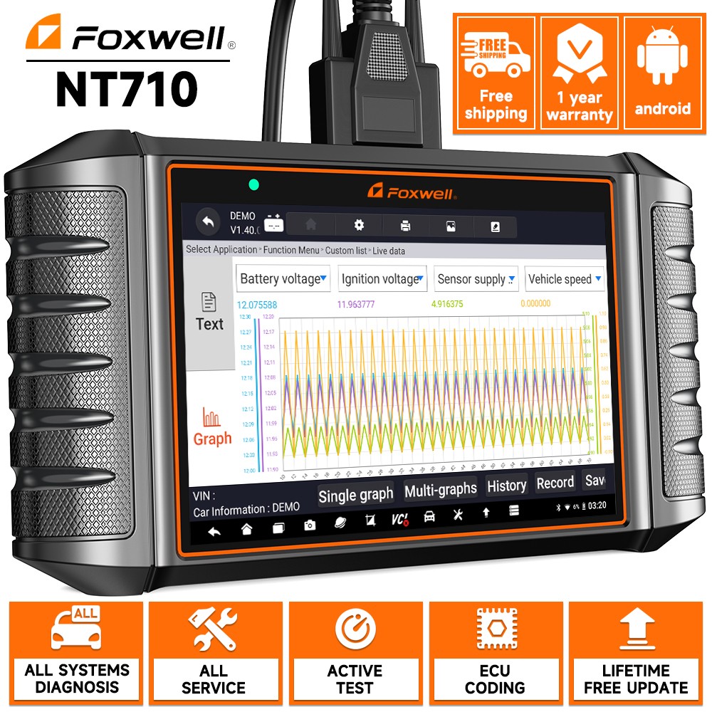 For Ford Bidirectional OBD2 Scanner ECU Coding All System Car Diagnostic Tool