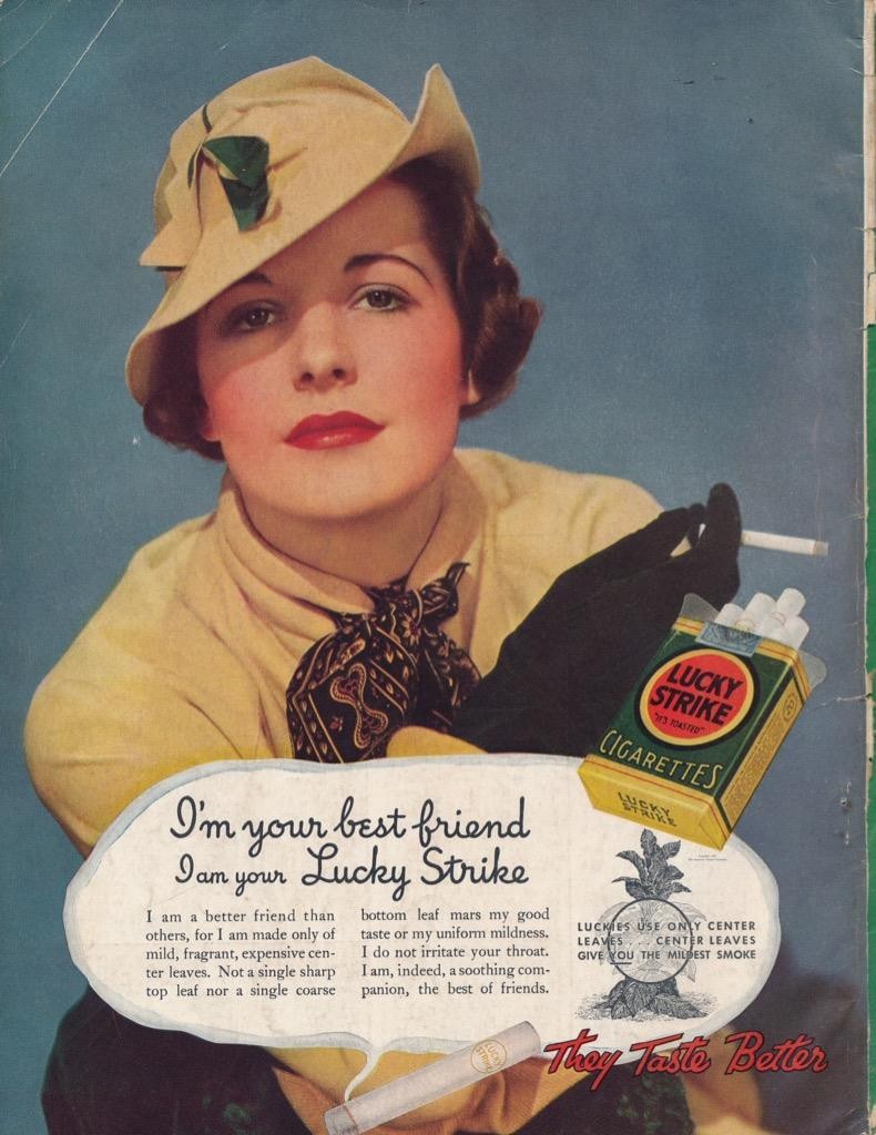Magazine Ad - 1935 - Lucky Strike Cigarettes - (#1)