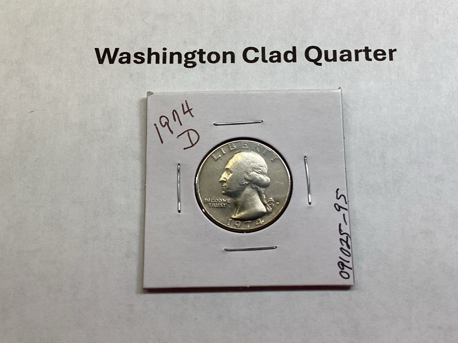 1974 D Washington Quarter from Denver Mint 091025-95r