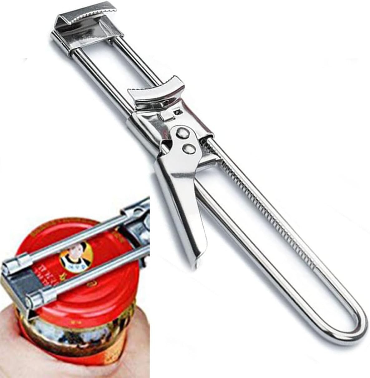 zengxiaoyun® Master Jar & Bottle Opener, Adjustable Multifunctional Stainless S