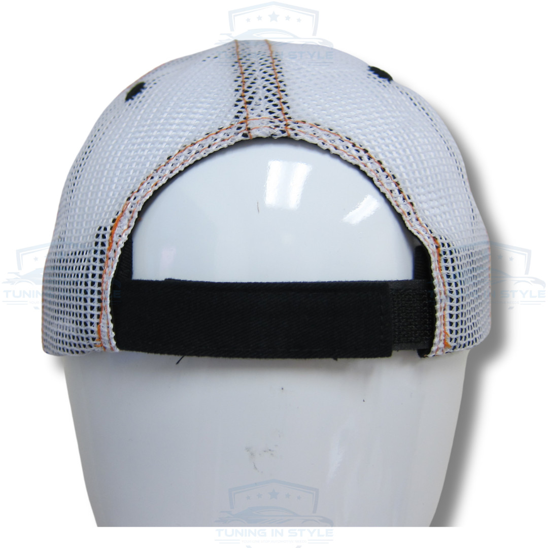 Mopar Hemi Embroidered Logo Trucker Hat Car Auto Racing Cap Black Mesh Back