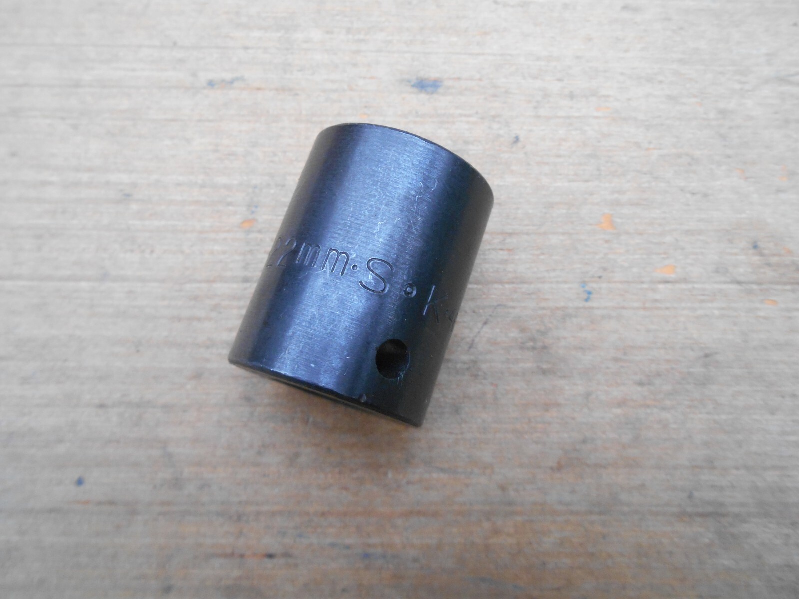 SK Tools 6pt. 1/2" Drive Standard Socket 22mm Black 46222 *MADE IN THE USA*
