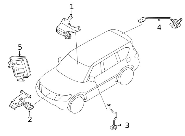 Genuine Nissan Module 284A1-6GY0B