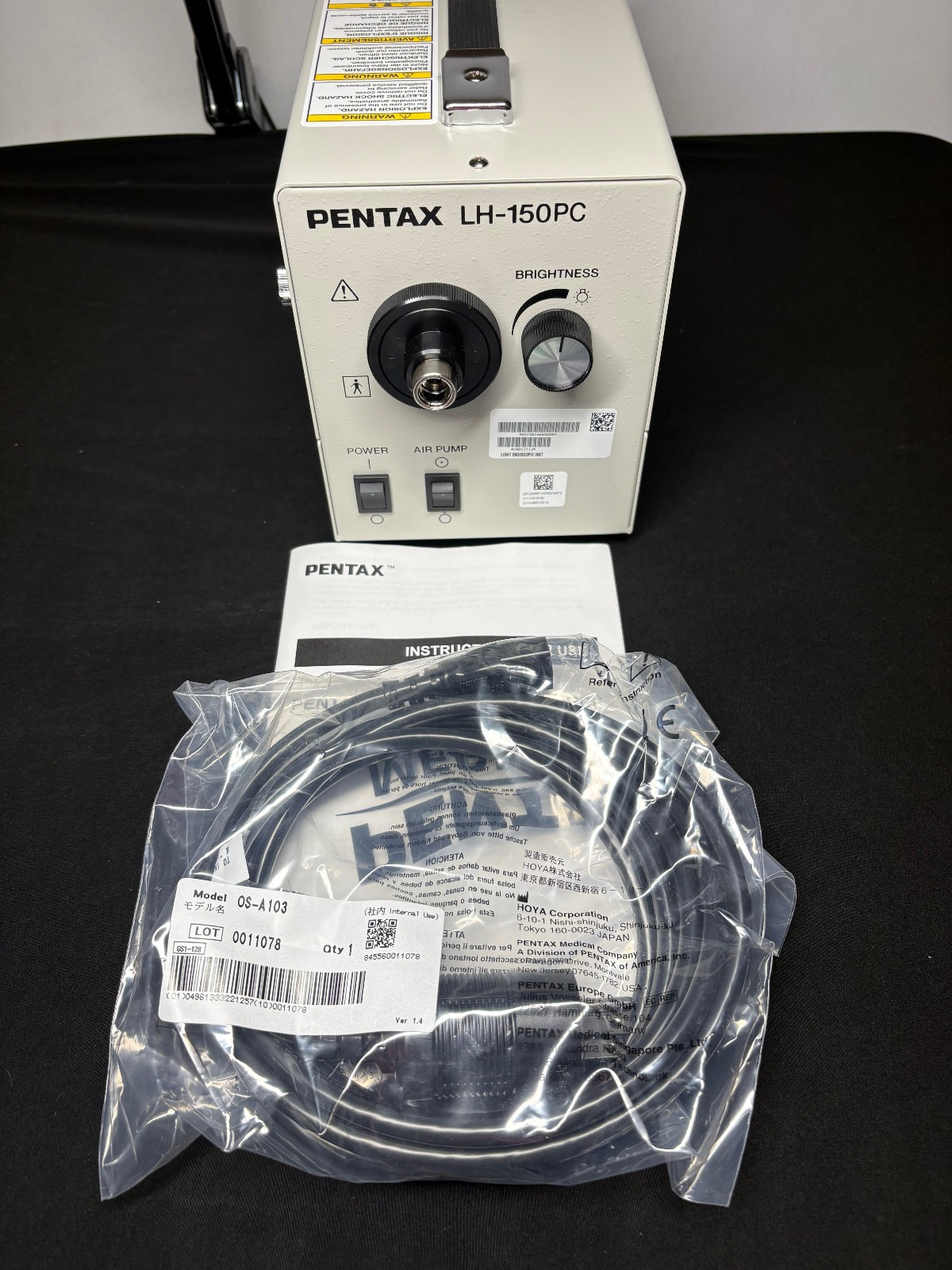 NEW Pentax REF LH-150PC, LIGHT SOURCE FOR ENDOSCOPY