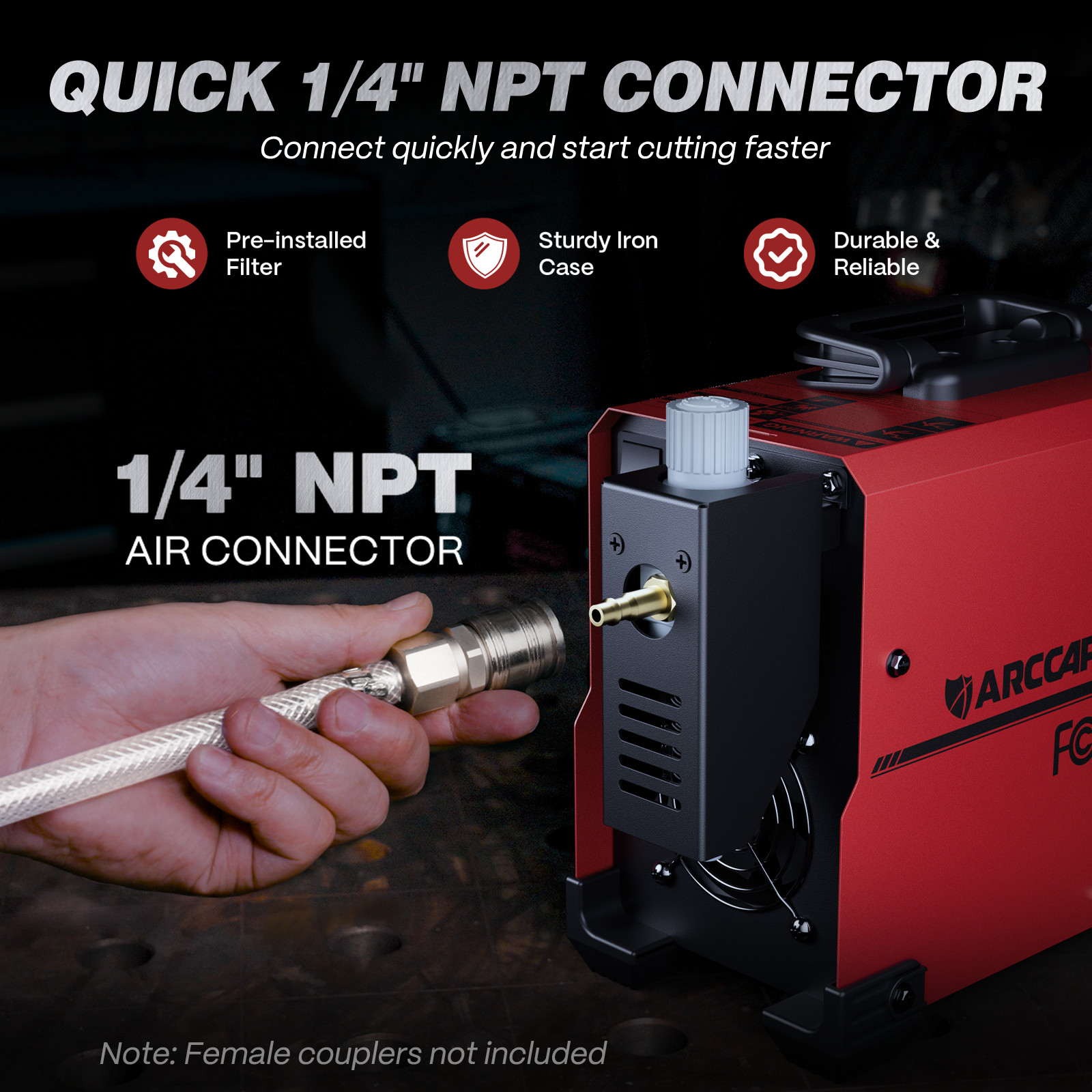 ARCCAPTAIN Plasma Cutter 60A Pilot Arc HF Non-Touch Plate/Expanded Meta Cutting