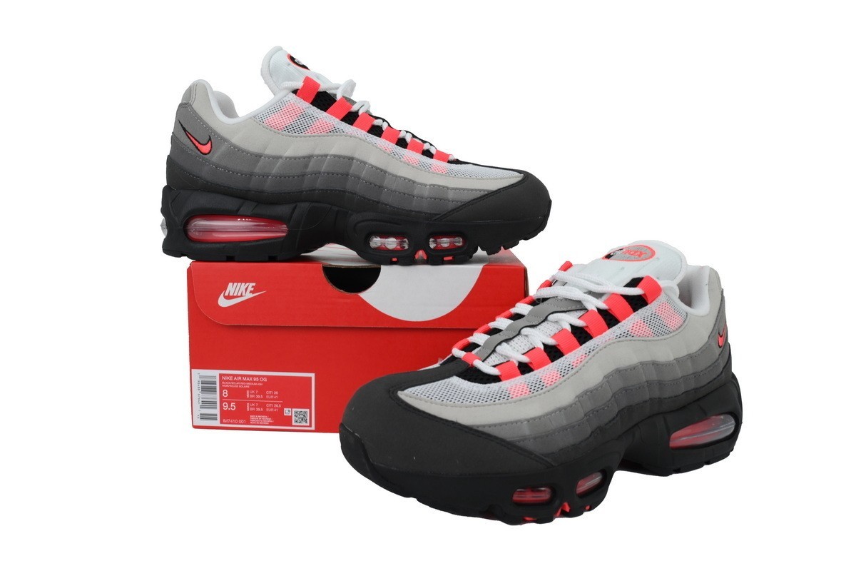 Nike Air Max 95 'Big Bubble - Solar Red' Men's IM7410-001 Size 7-12
