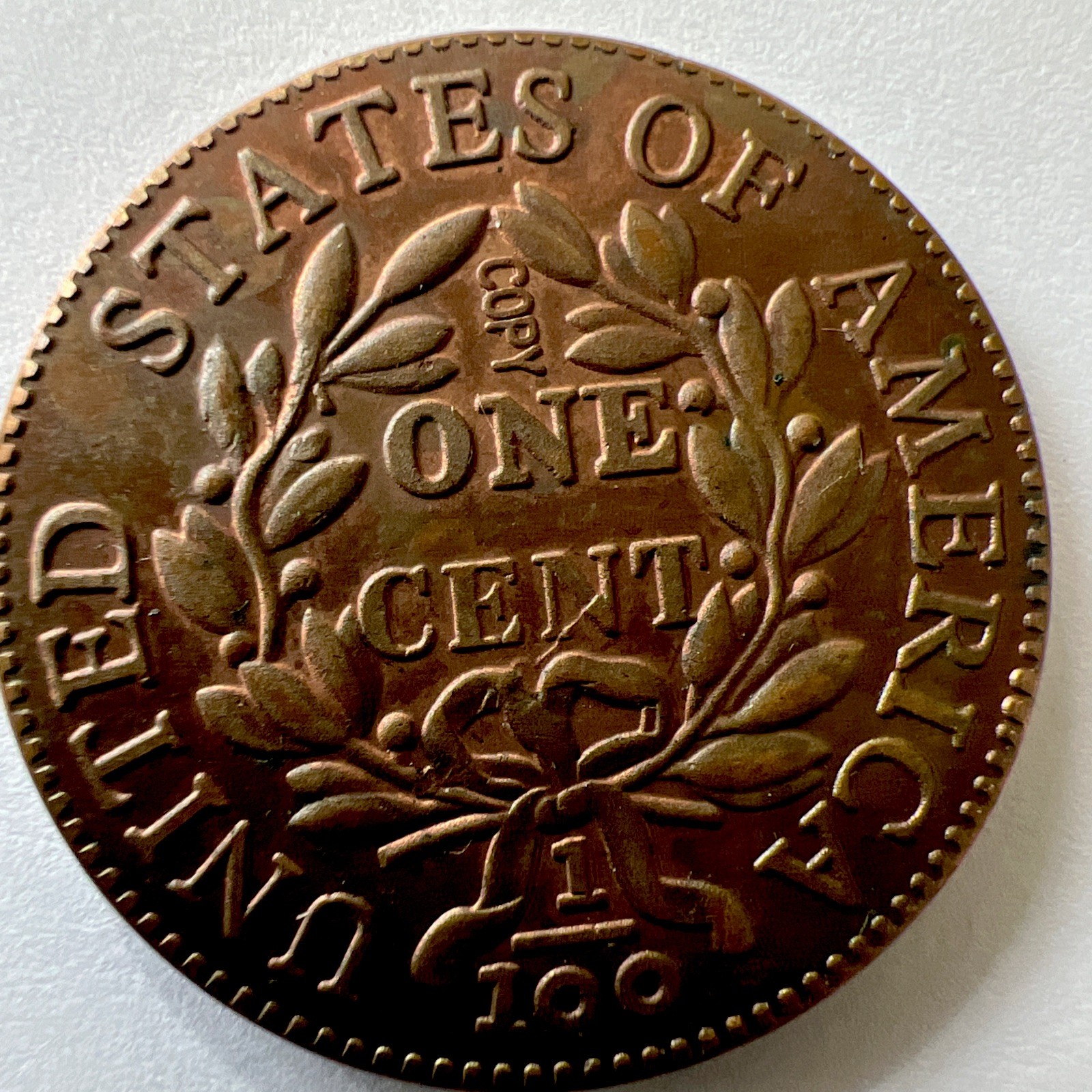 1804 Draped Bust Large Cent COPY