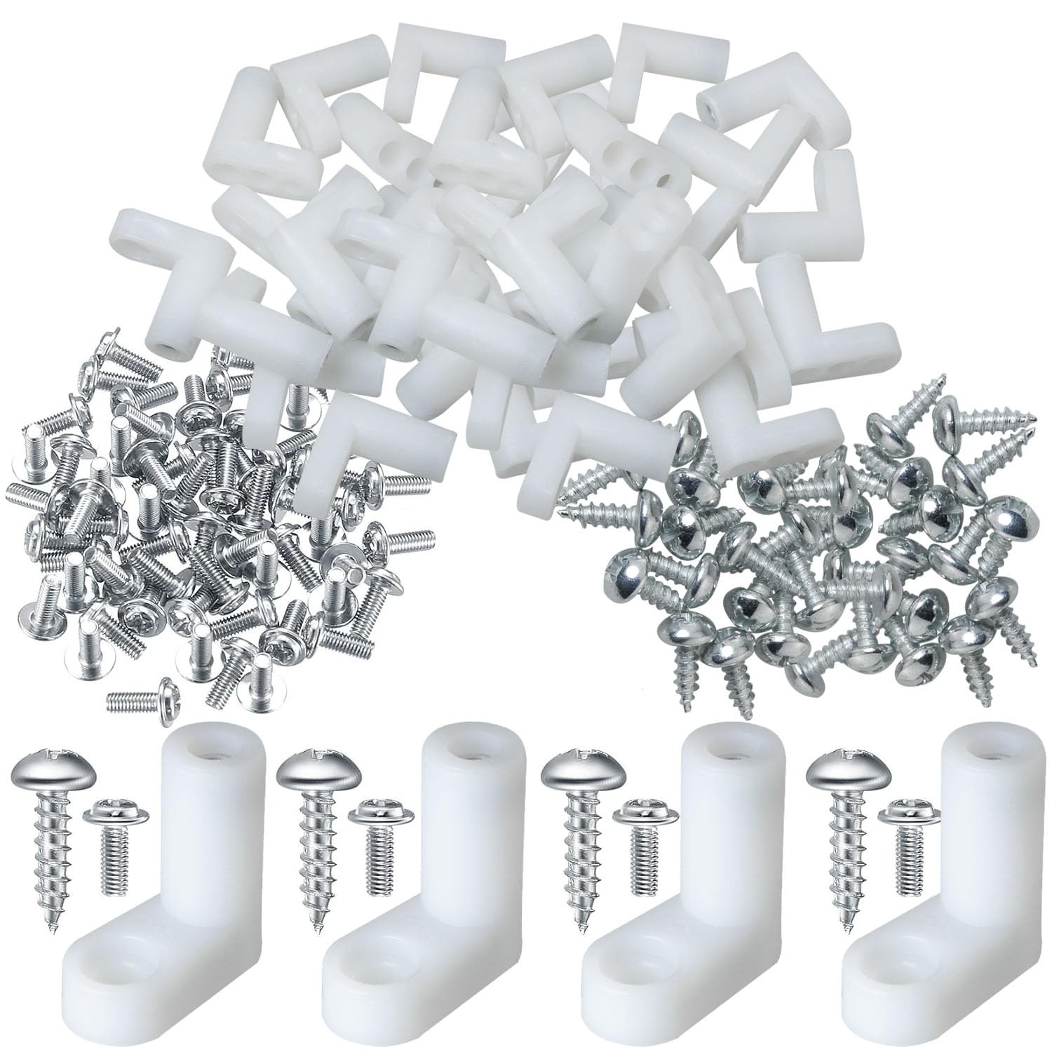 MEETOOT 20PCS Circuit Board Standoff Mounting Hardware PCB White