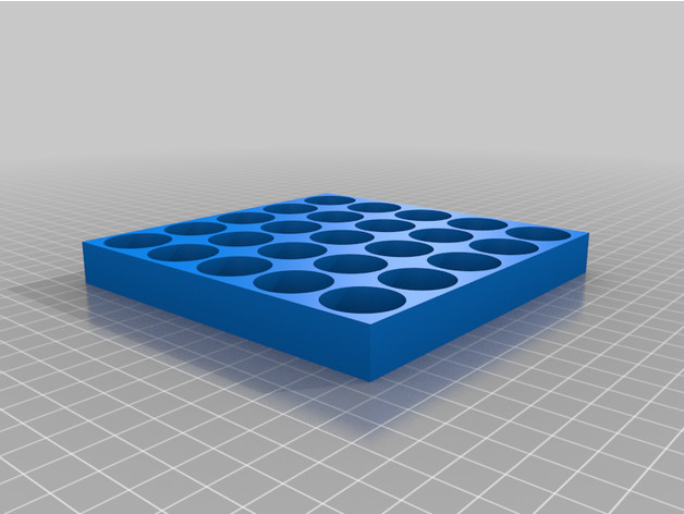 12 GA Shot Shell Reloading Block 25 Shot Durable High Strength Plastic