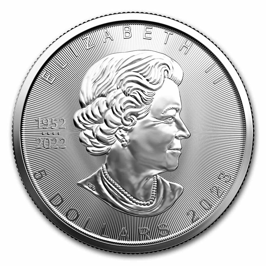 2023 Canada 1 oz Silver Maple Leaf BU - SKU#258888