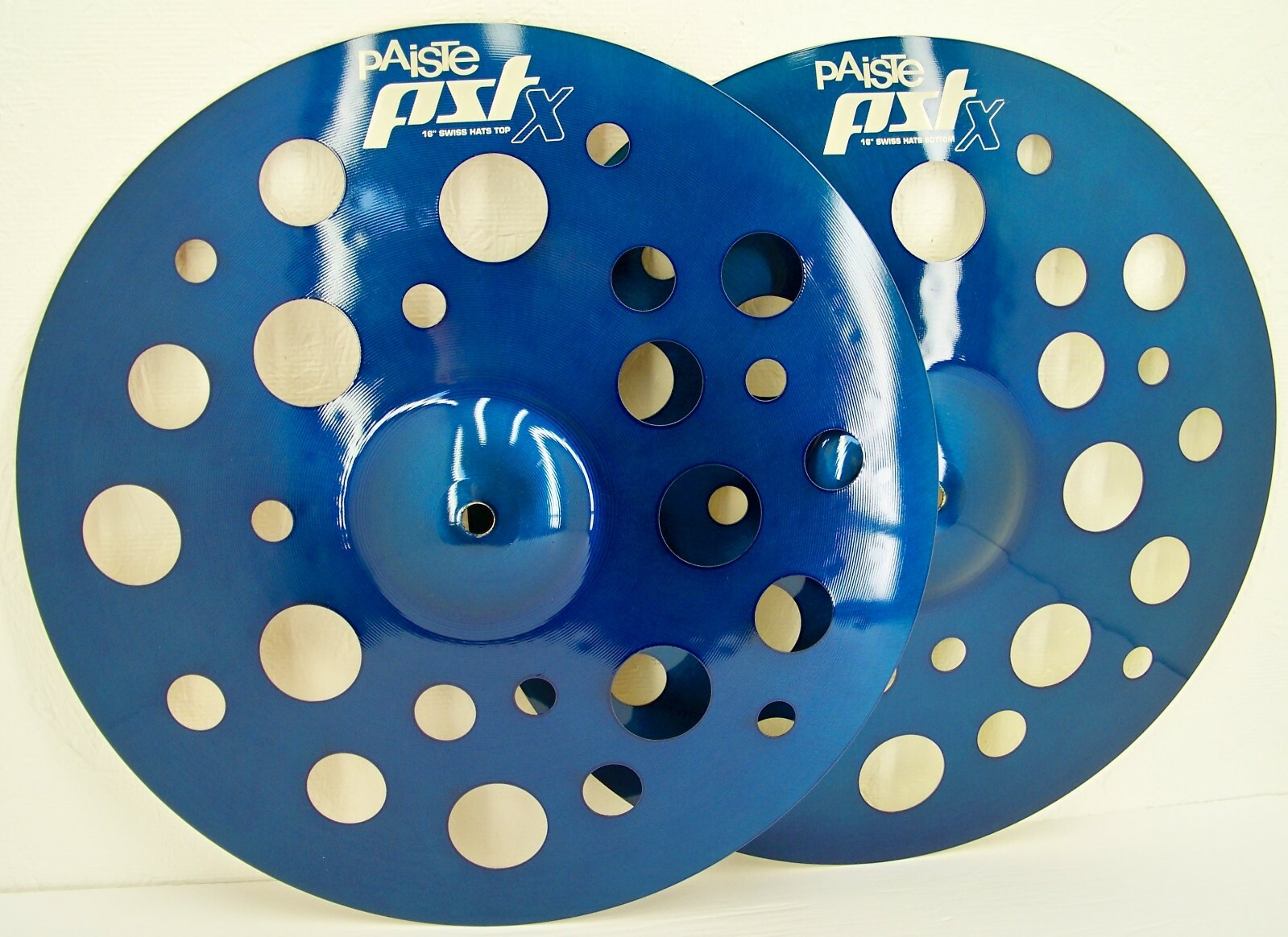 Paiste PSTX 16" Swiss Hi Hat Cymbal Set/Color Sound Blue/Model # CY0001259916