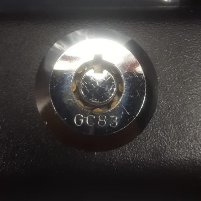 GC83 2 NEW KEYS Sentry Pistol Safe Code: GC83 Handgun Key Models QAP1E & QAP1BE