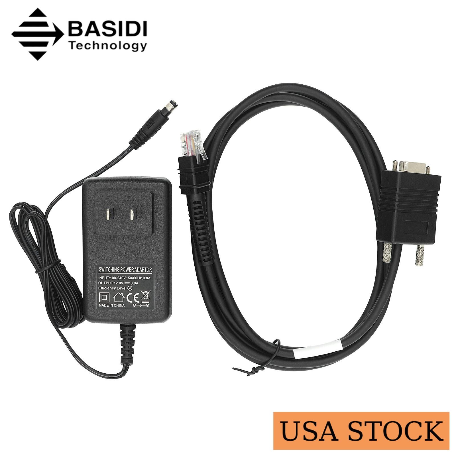 🔥RS232 DC12V 6.5FT 9PIN Serial Cable For Zebra DS3678 LI3678 Scanner US STOCK🔥