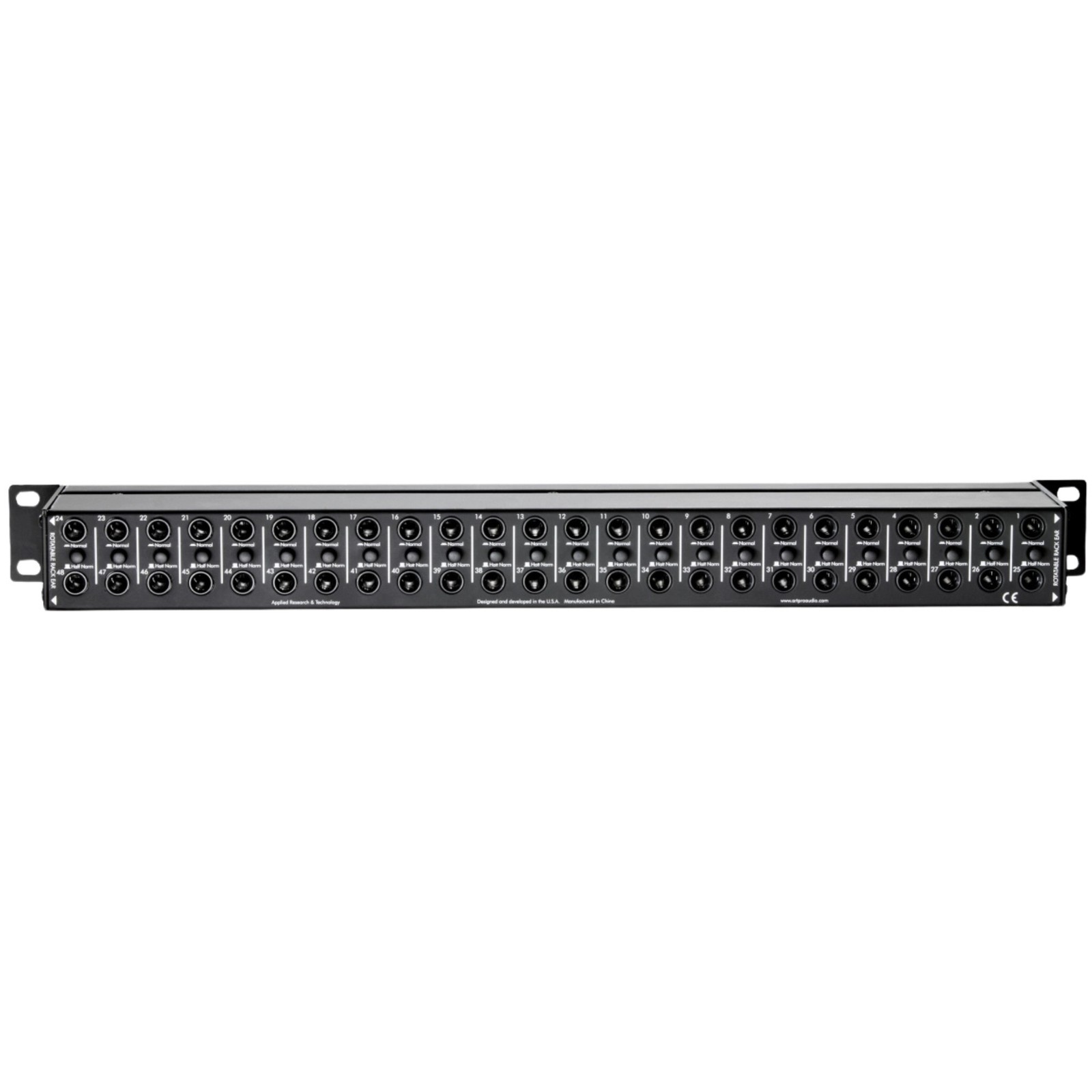ART P48 48-Point Balanced 1/4" TRS Patch Bay