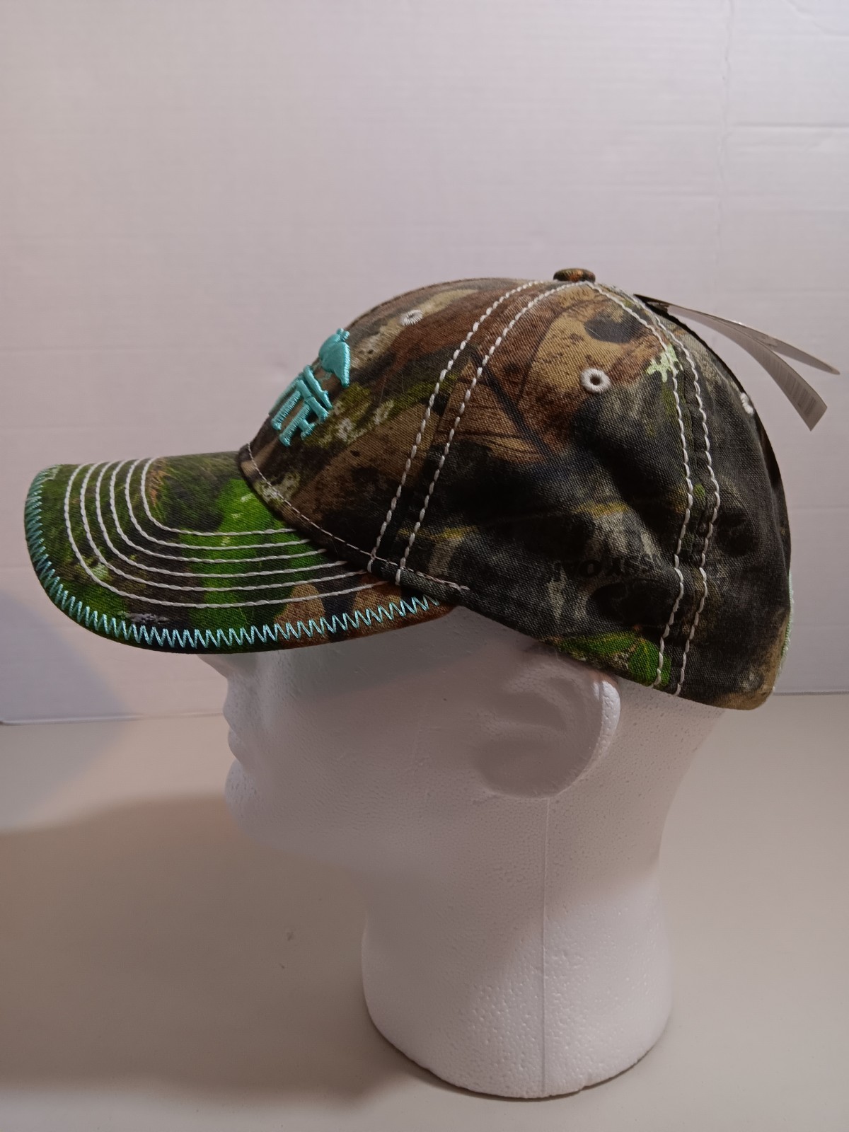 NWTF Mossy Oak Embroidered Turkey Logo Adjustable Hat New With Tags