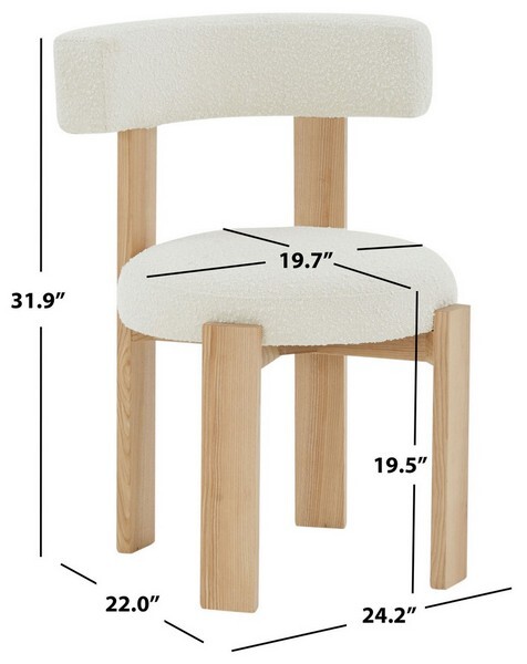 Safavieh SARALISA WOOD DINING CHAIR, Reduced Price 2172742964 SFV5033A