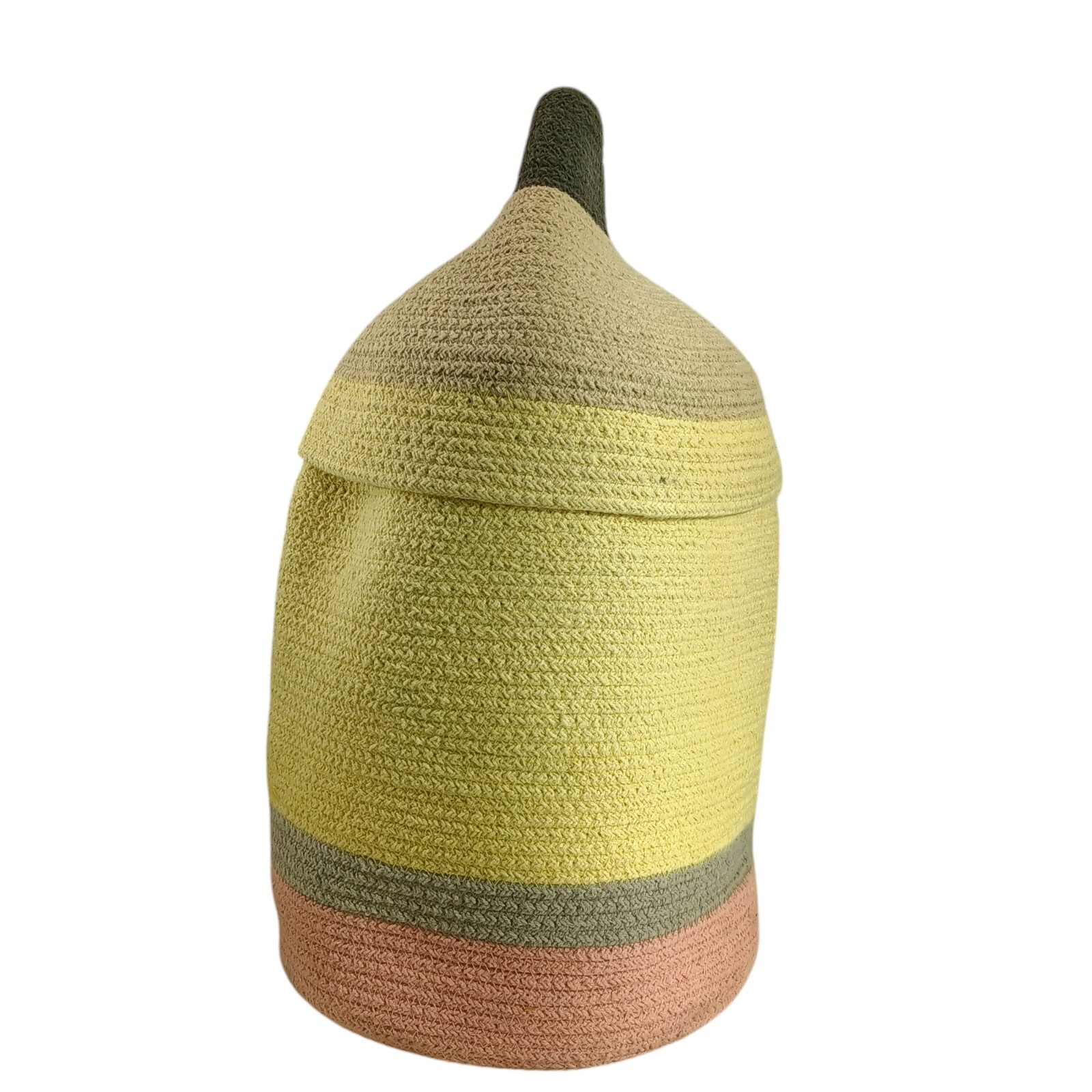Lorena Canals Storage Handmade Woven Pencil Basket 17" Multicolor Decor