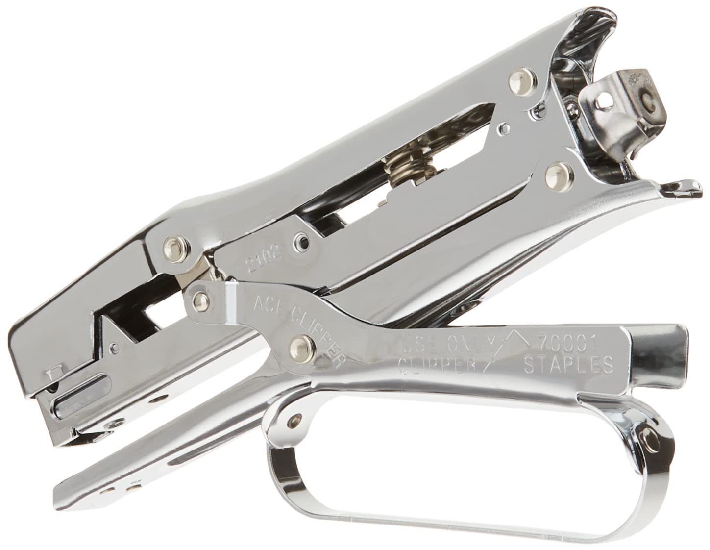 Ace Chrome Finish Plier Stapler Steel Up to 20 Sheets Capacity Stationery Tool