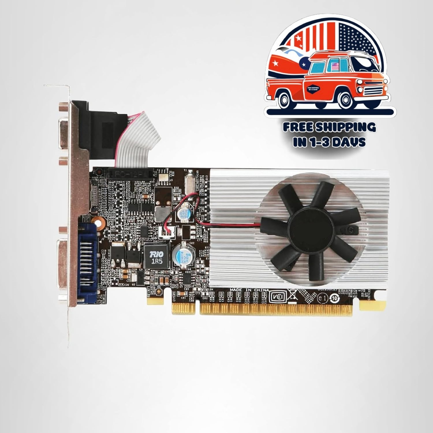 Tarjeta Gráfica 1024MB DDR3 PCI-Express 2.0 MD1G/D3 Perfil Bajo Diseñó Slim NEW