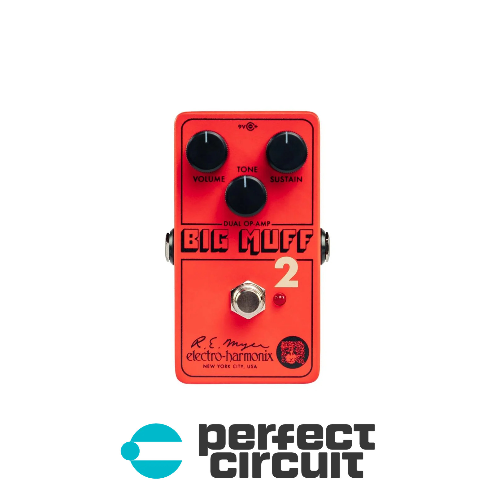 Electro-Harmonix Big Muff Pi 2 Fuzz Pedal EFFECTS - NEW - PERFECT CIRCUIT