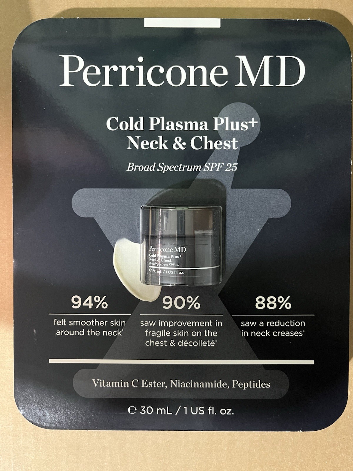 NEW Perricone MD Cold Plasma Plus+ Neck & Chest Broad Spectrum SPF 25 AUTHENTIC*