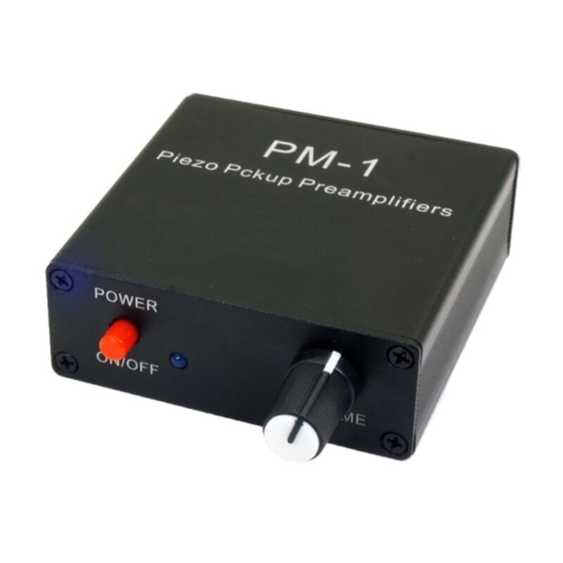 Piezo Pickup Preamplifier Auditory PM-1 Headphone Amplifier Preamp for 6.35mm