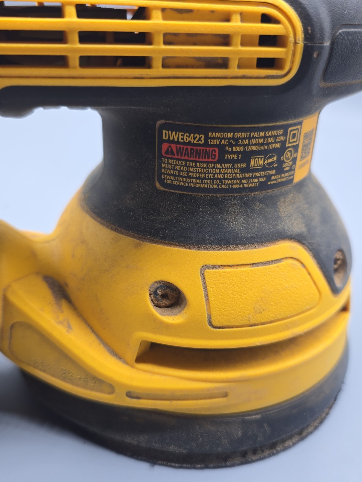 Dewalt DWE6423 Orbit Palm Sander