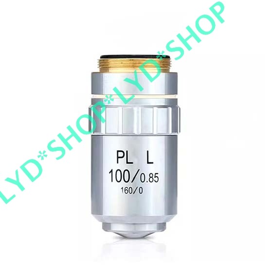 1pc New PLL 100/0.85 160/0 Metallography Achromatic Objective Lens Thread 20.2mm