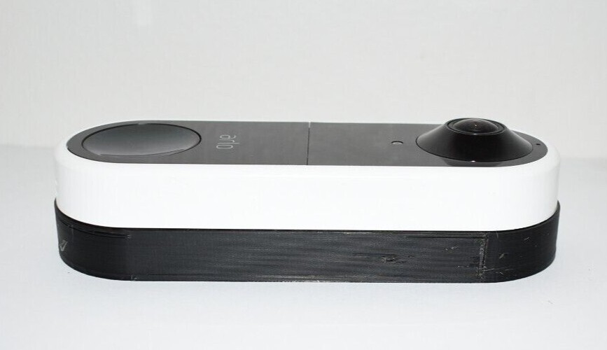 WIRED Arlo Video Doorbell Holder Bracket Clip Mounting Flat Wall Plate Security
