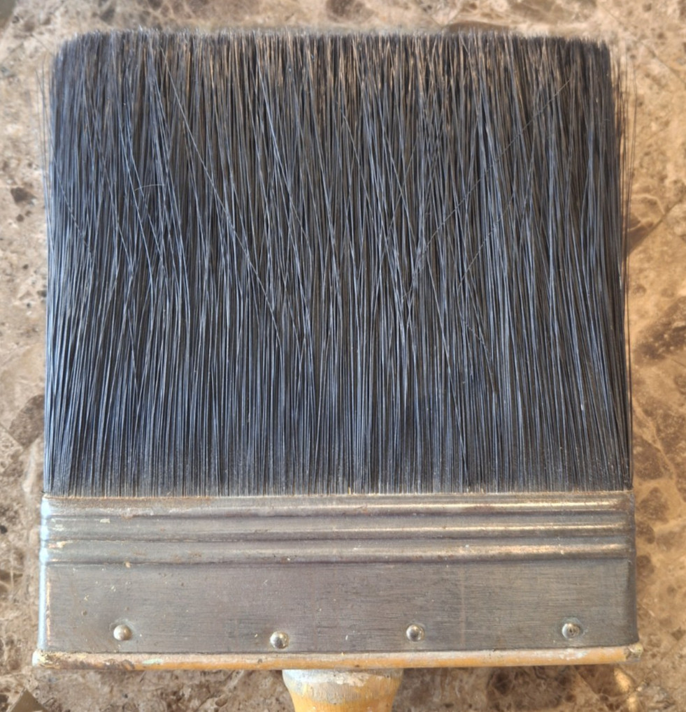 VINTAGE BAKER 5" PAINT BRUSH, USED
