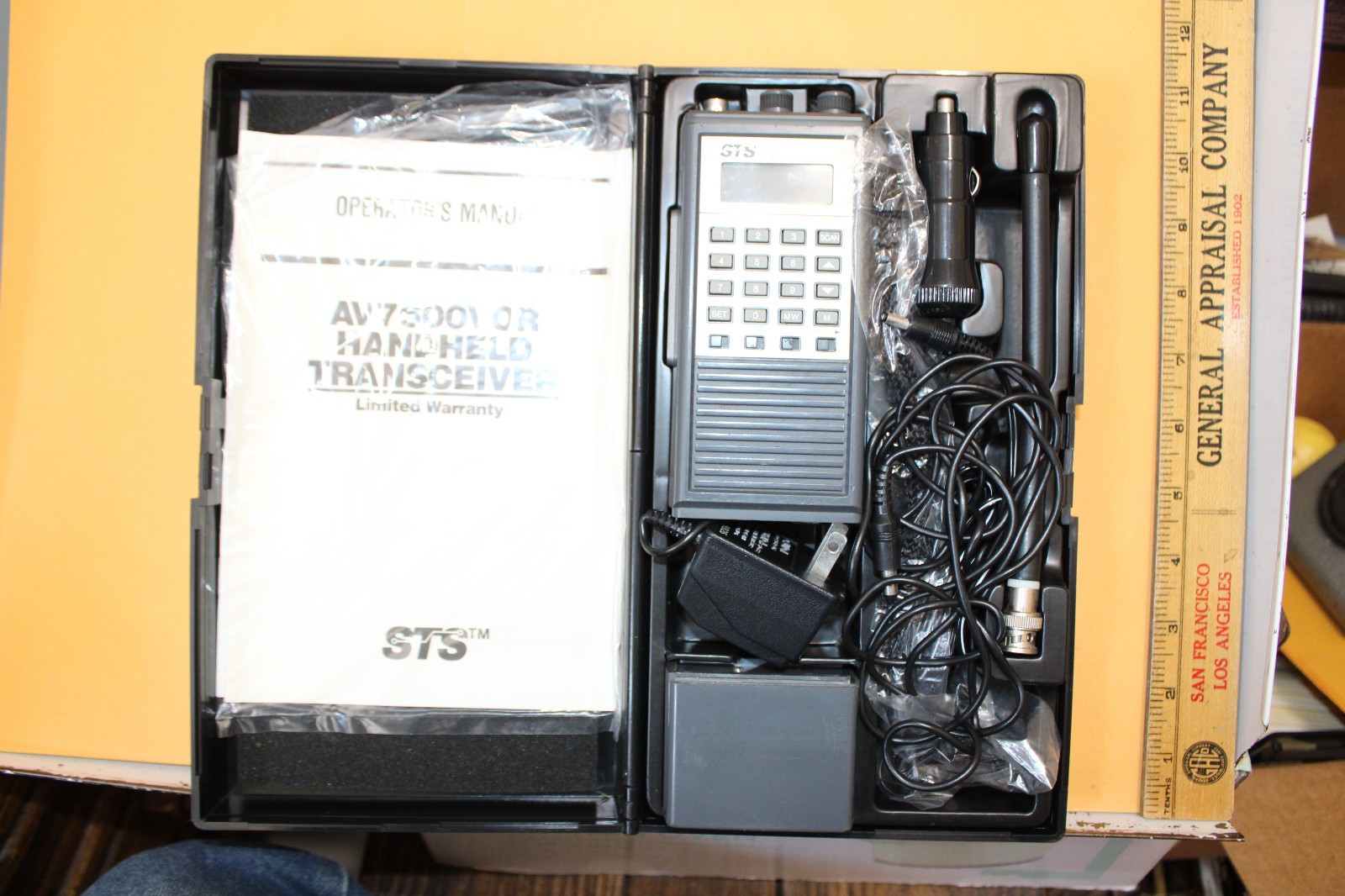 Vintage NOS STS Handheld Transceiver AV7600VOR