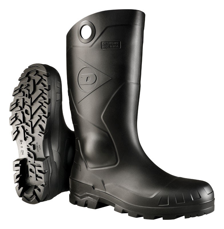 Dunlop 867751100 Male Waterproof Boots Size 11 Black