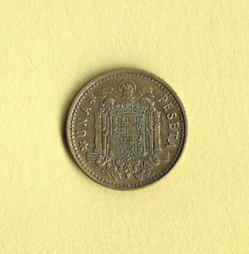 1966 Spanish 1 Peseta VF-20