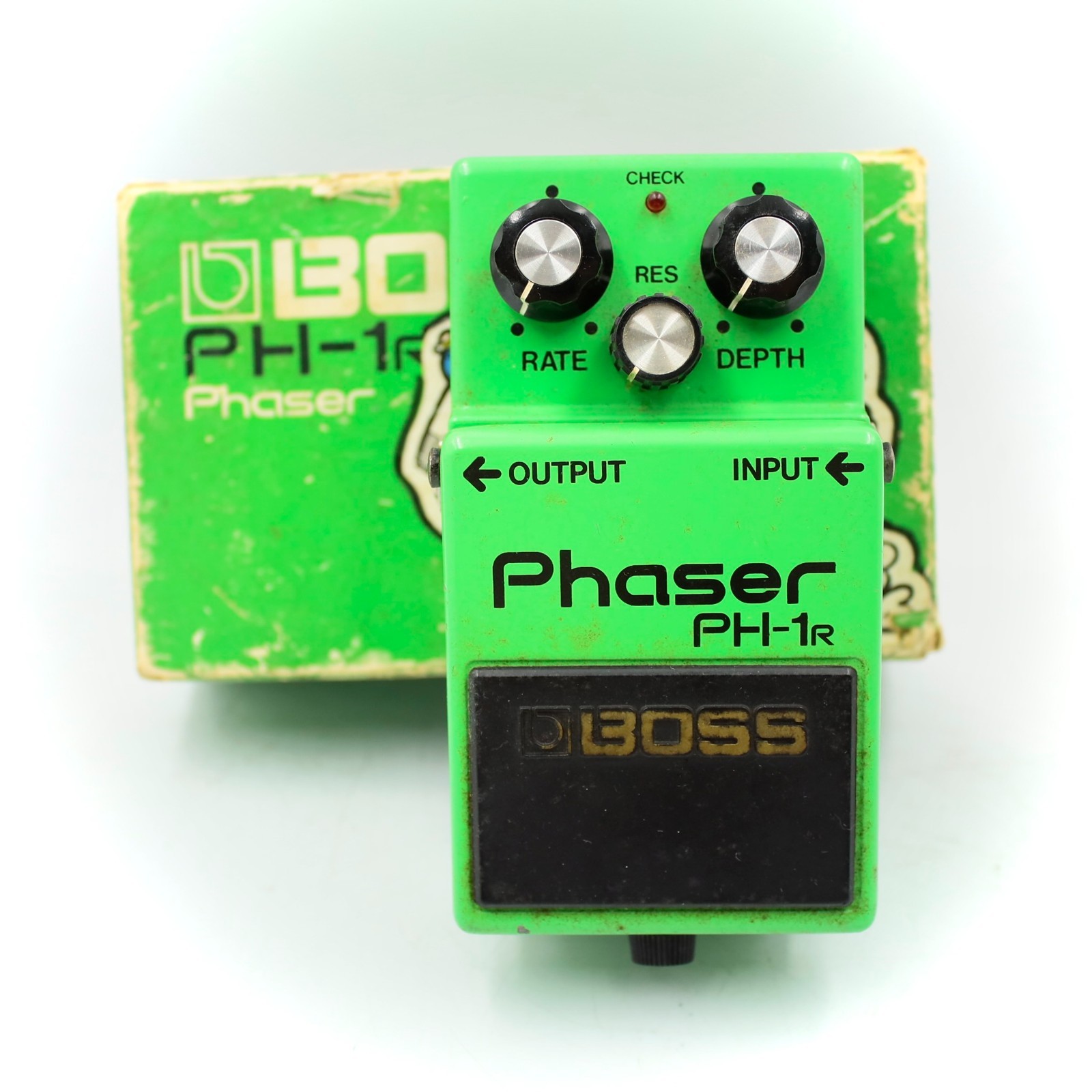 BOSS PH-1R Phaser With Original Box Made in Japan Black Label ACA 069700