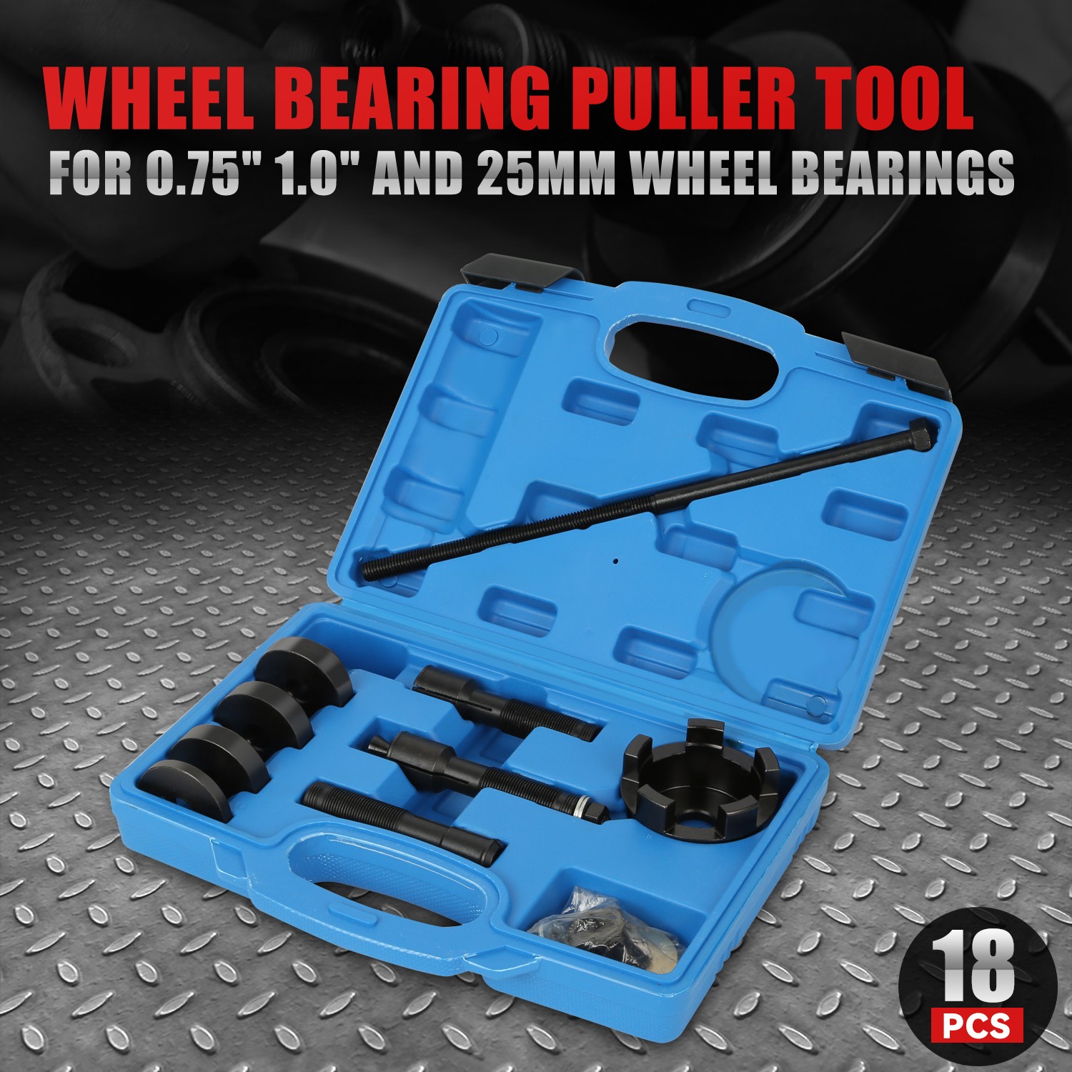 [3/4"+1"+25mm] For 01-20 Harley Davidson Wheel Bearing Remover Puller Tool kit