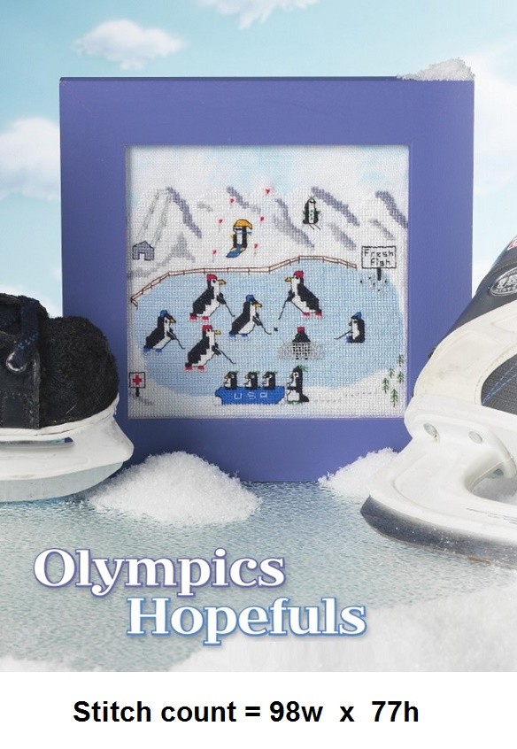 OLYMPICS HOPEFULS  -  CROSS STITCH PATTERN ONLY  HM - REY