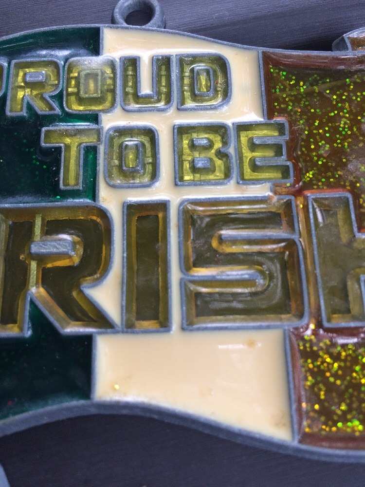 Proud To Be Irish Suncatcher - Irish Flag Sun Catcher Great Britain Celtic