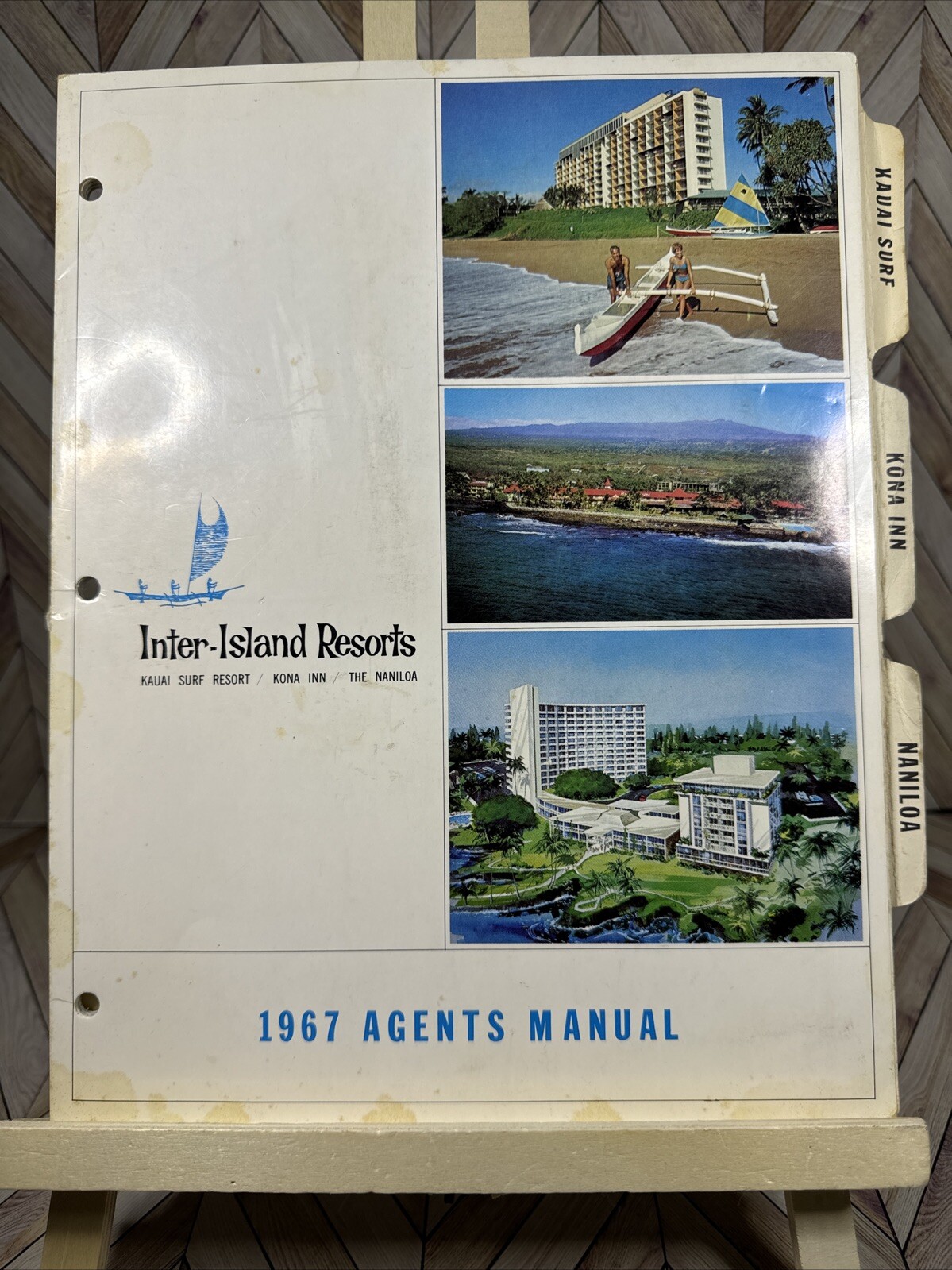 Winter island resorts Kauai Kona 1967 agents manual book