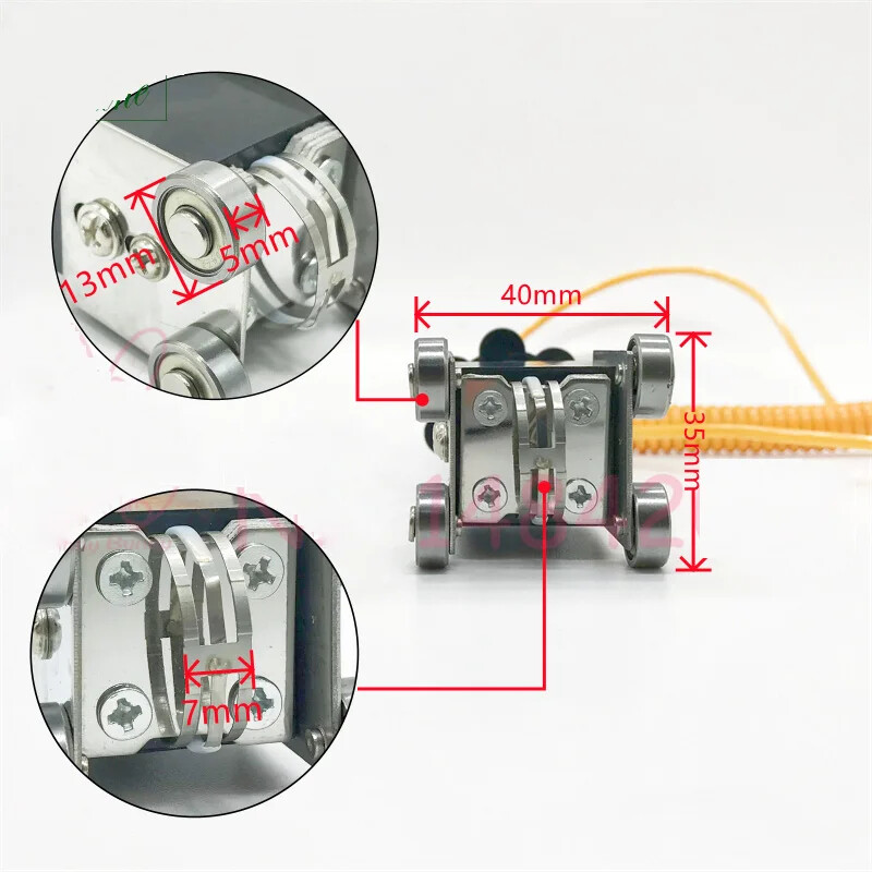 Type K Roller Surface Thermocouple -50°C ~ 500°C Handheld Contact Temperature