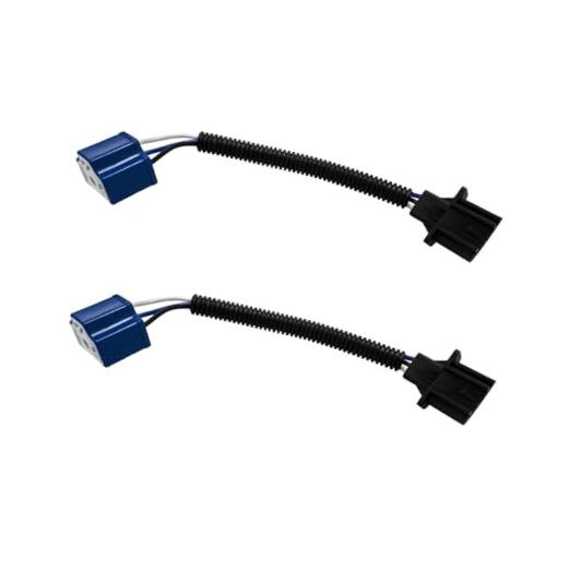 2PCS H13 Male to H4 Female Adapter, Headlight Conversion Cable Kit